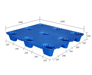吹塑托盤(pán)單面九腳
